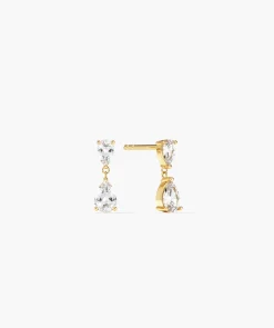 Ada Double Pear Drop Earrings