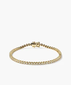 Bezel Lab Grown Diamond Tennis Bracelet