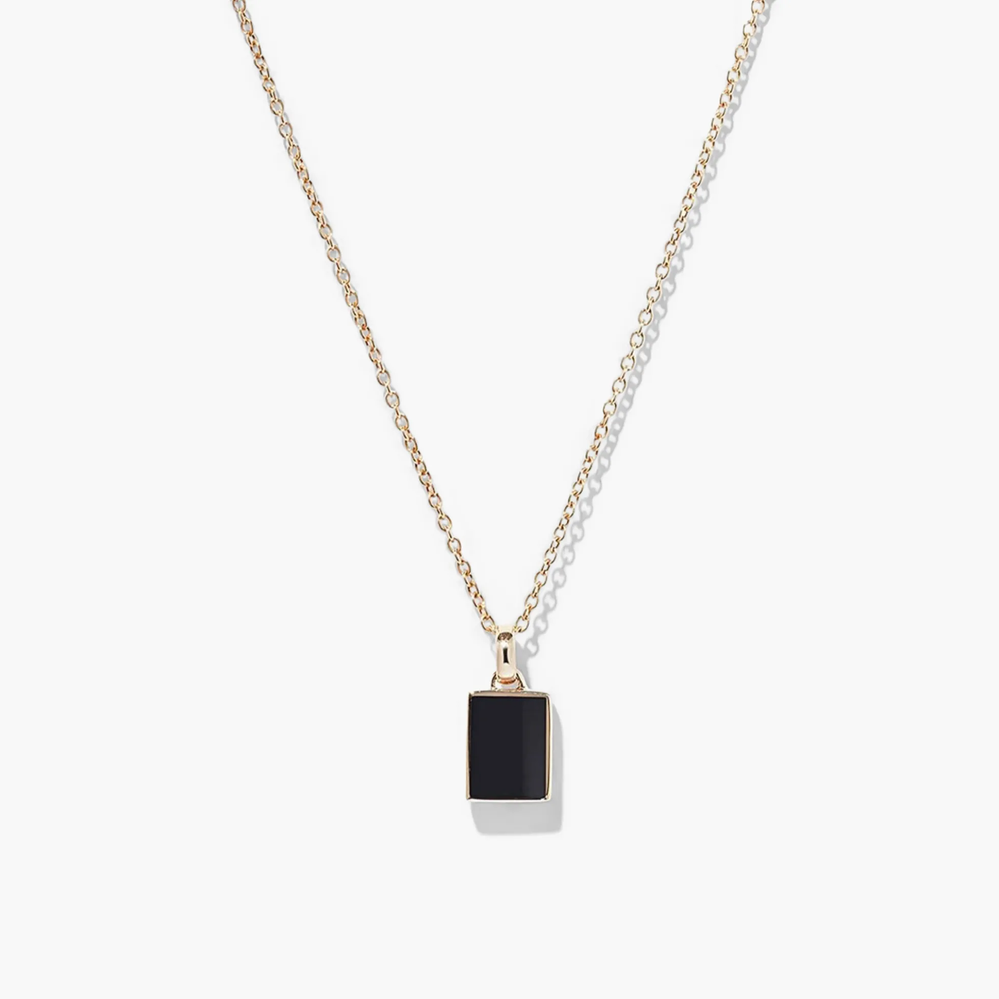 Black Onyx Pendant Necklace