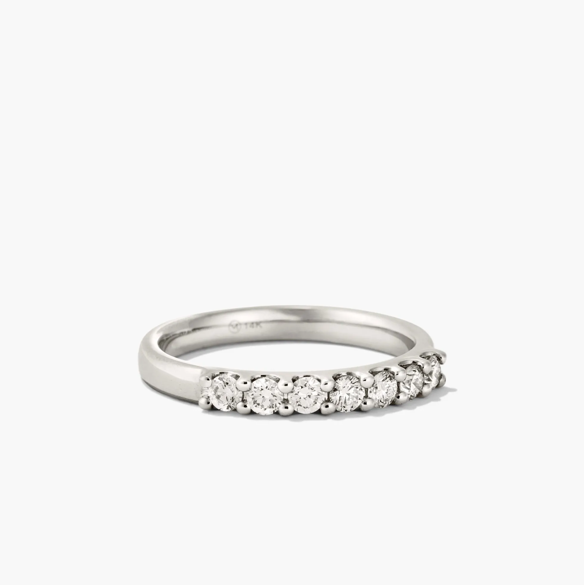 Bold Diamond Half Eternity Ring