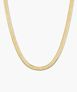 Bold Herringbone Chain Necklace