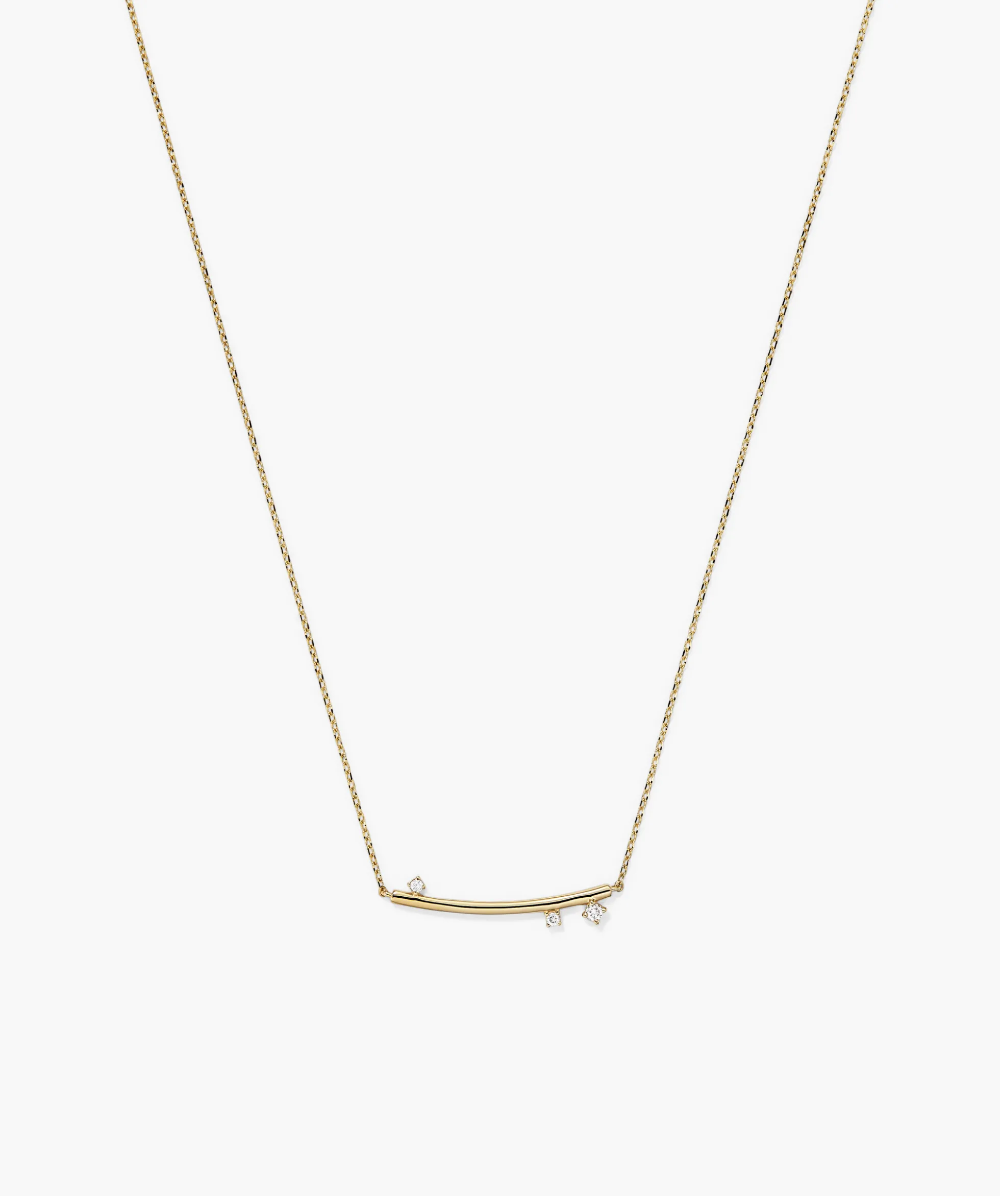Celeste Lab Grown Diamond Horizon Necklace