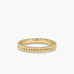 Duo Beaded Stacker Ring