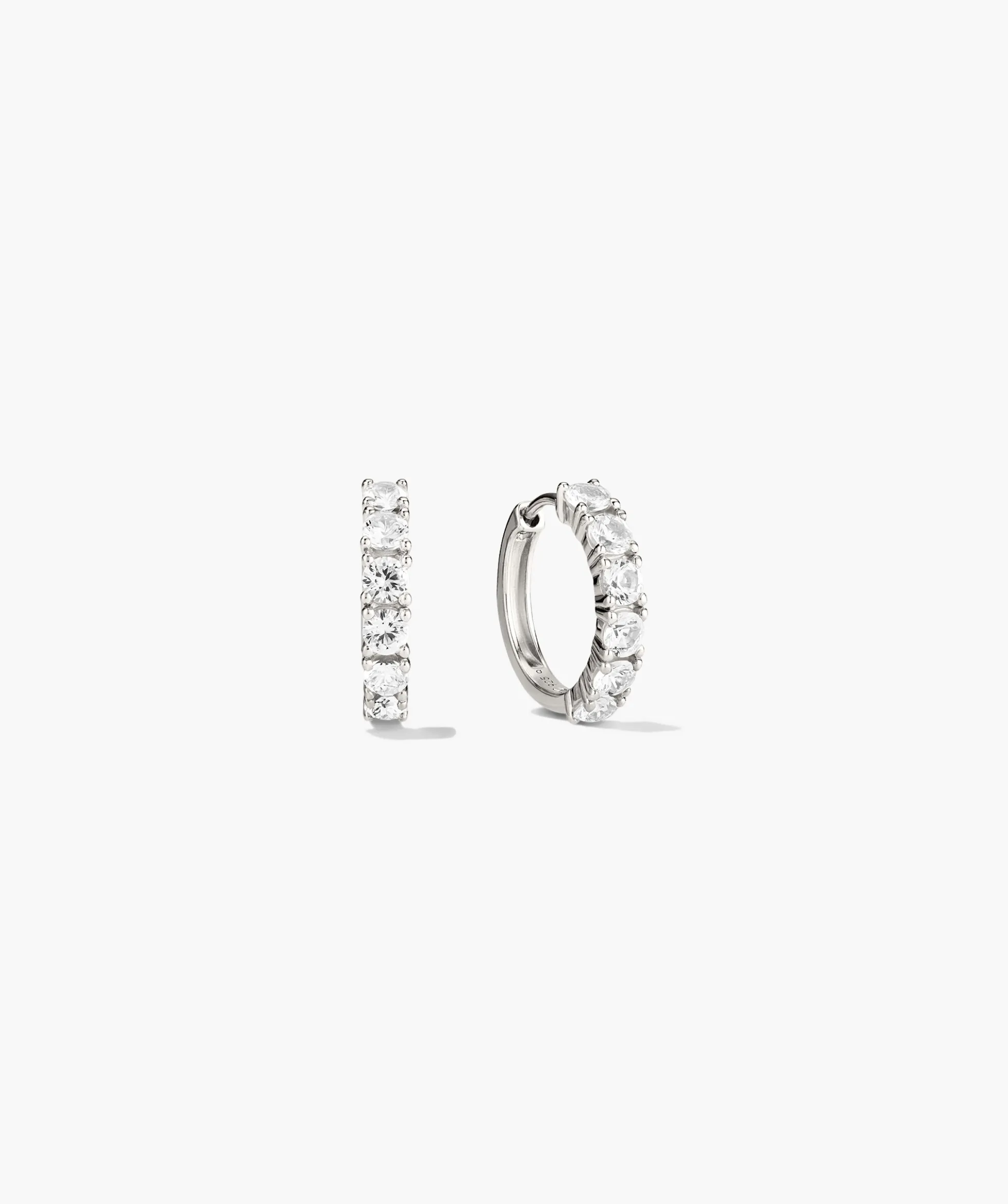 Lab Grown Sapphire Small Hoops