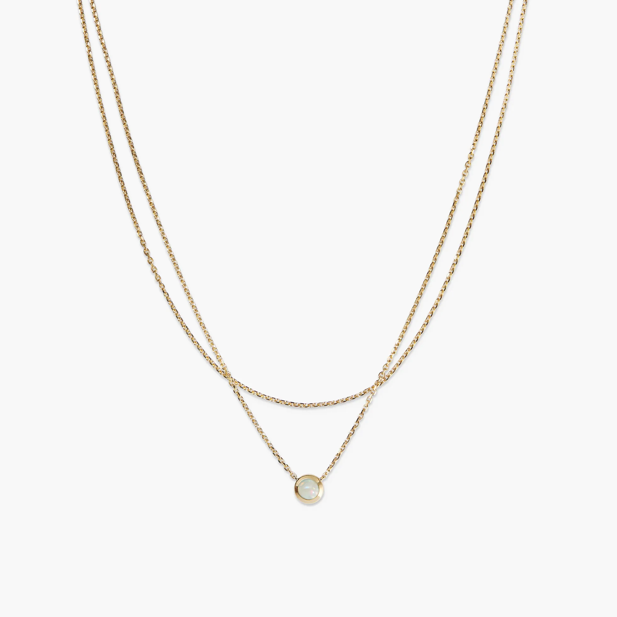 Layered Opal Necklace