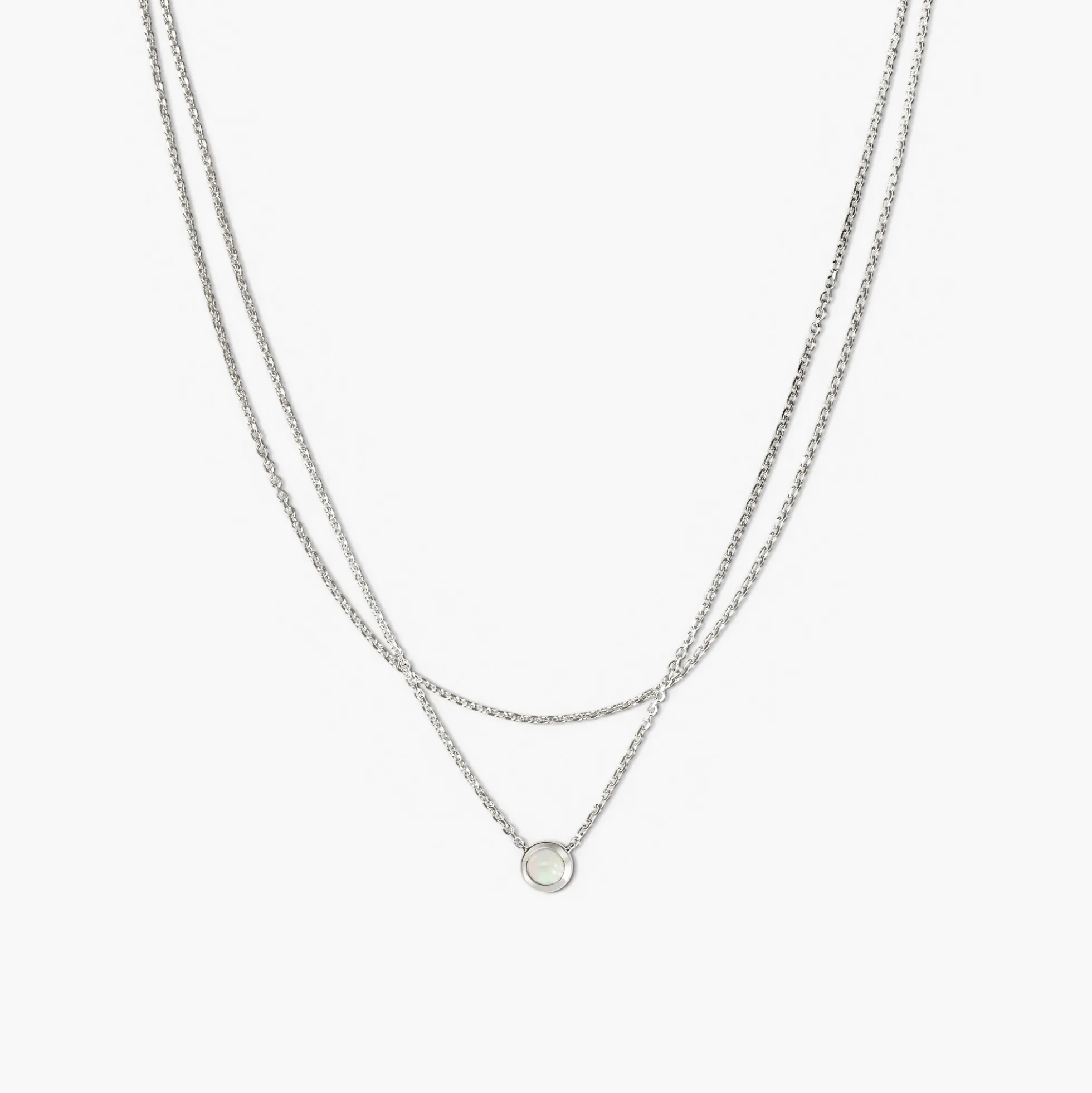 Layered Opal Necklace