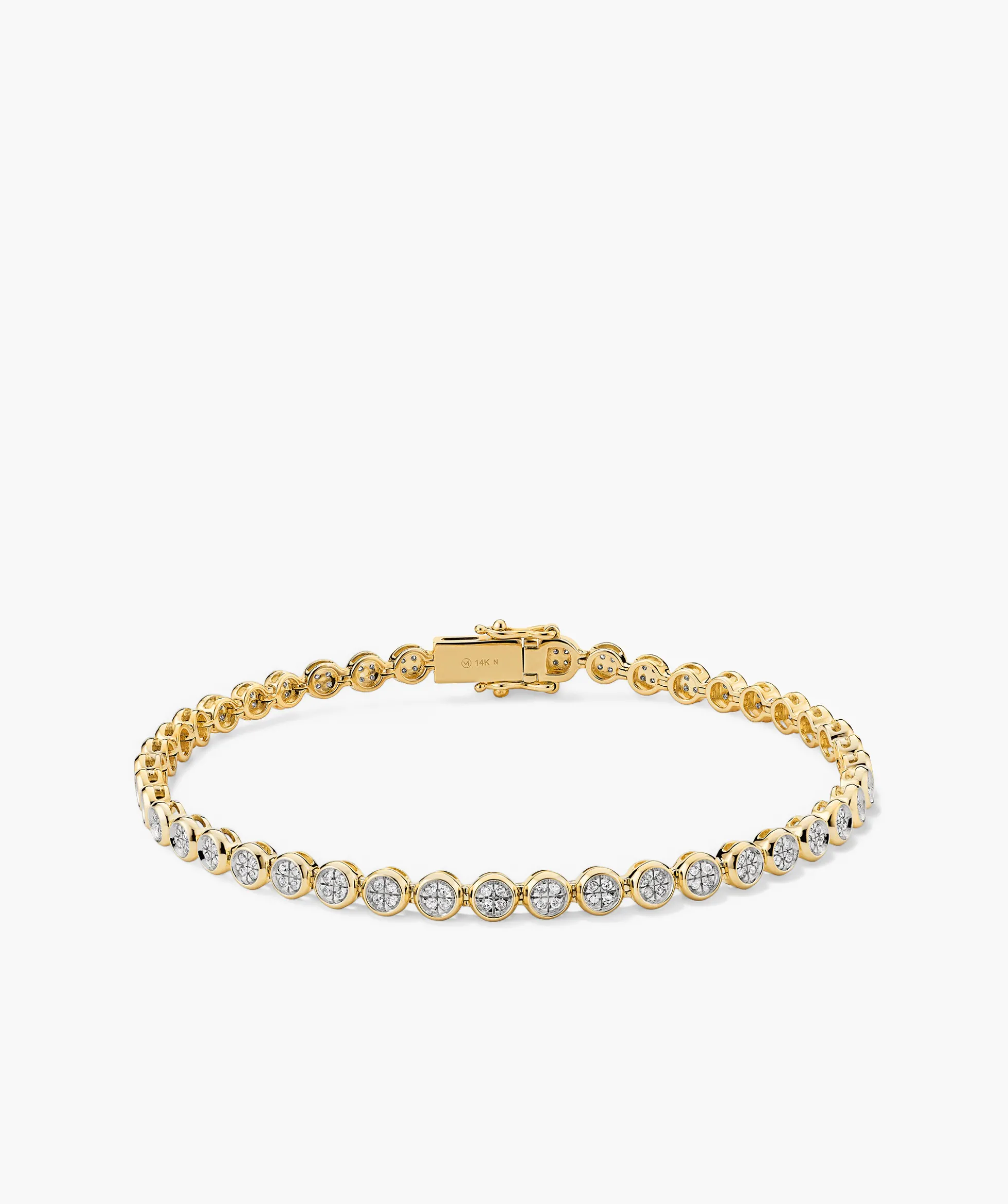 Micro-Pavé Diamond Rivière Bracelet