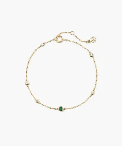 Multi Gemstone Station Bracelet