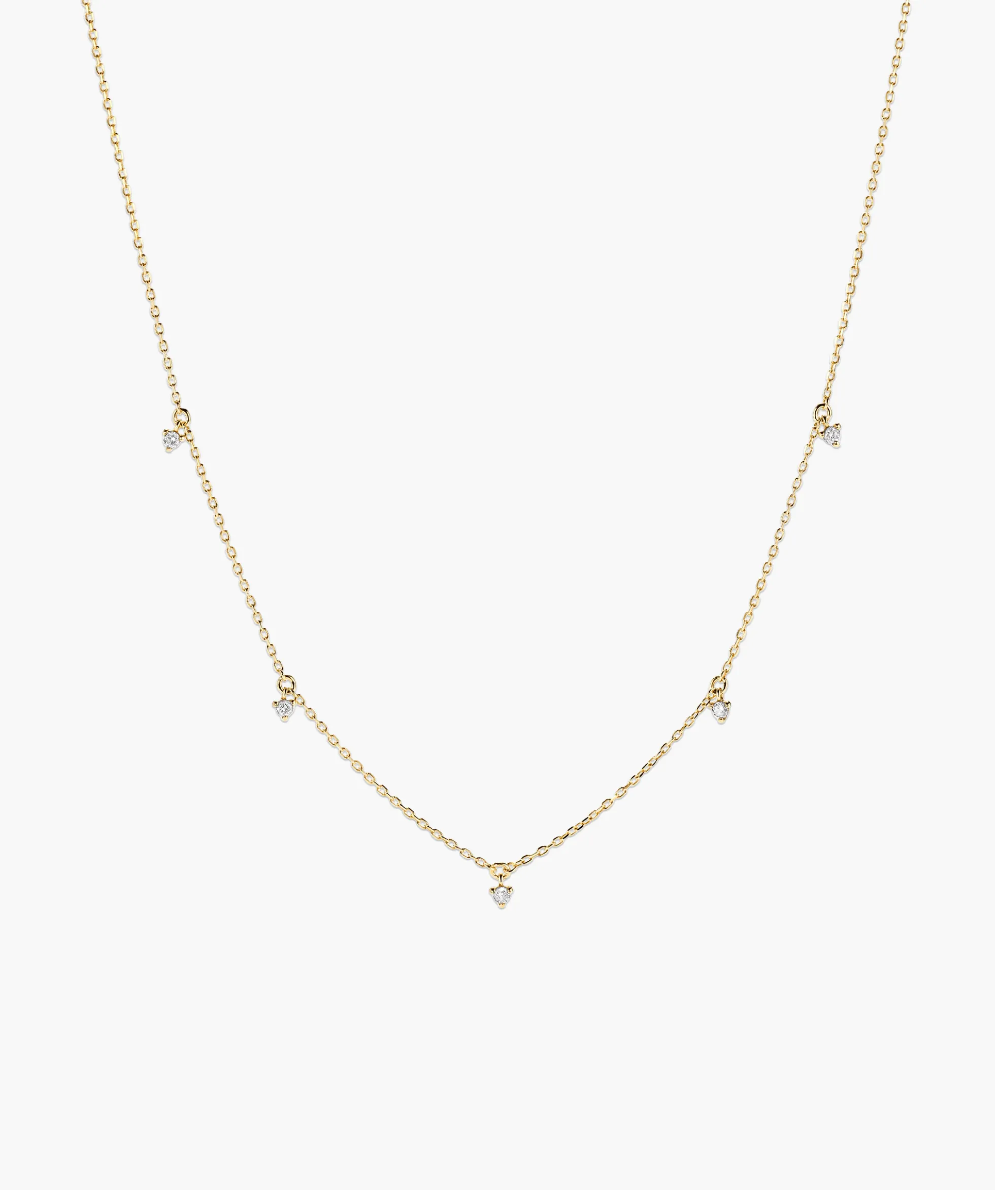 Multi Station Diamond Necklace
