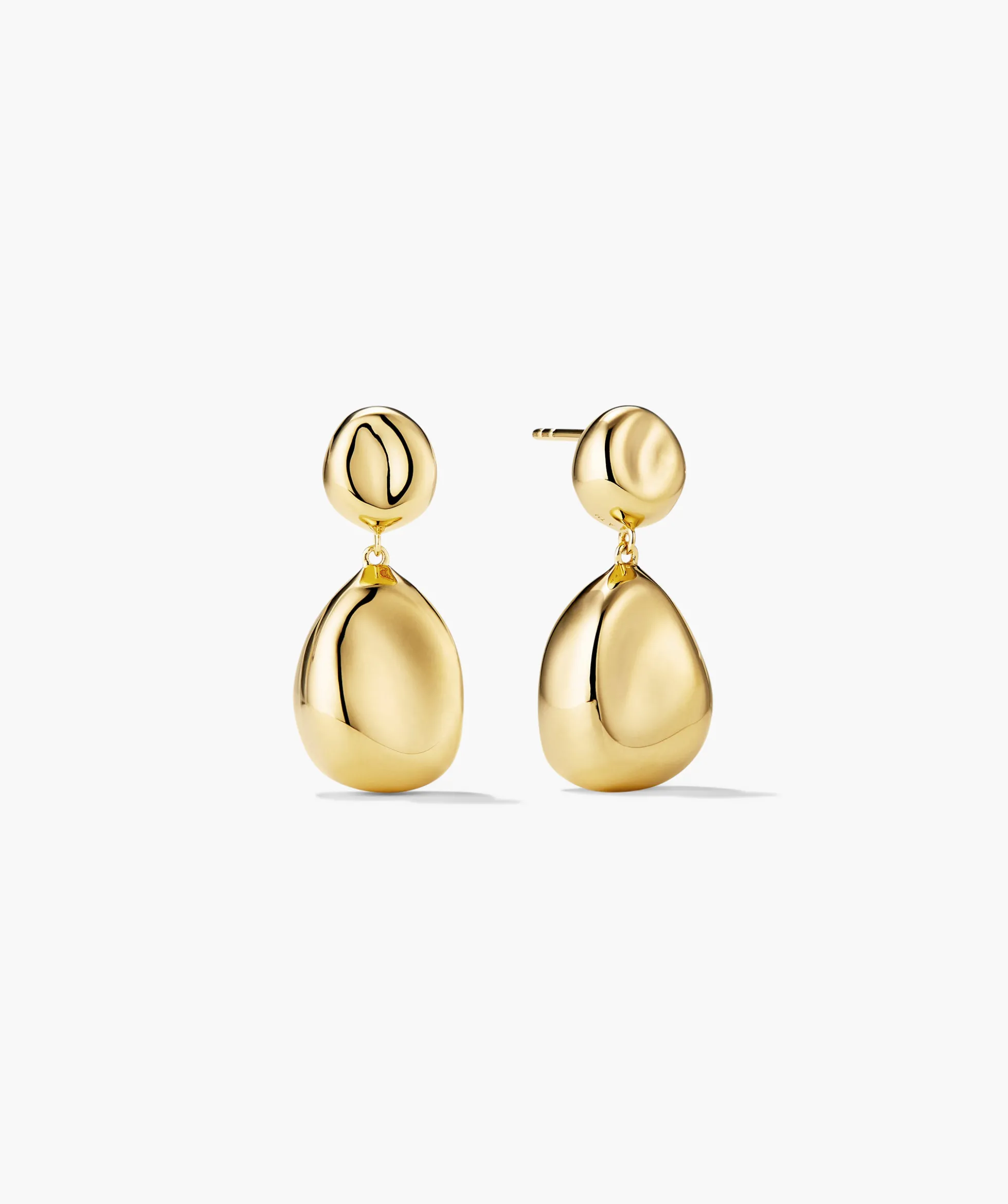 Organic Dôme Pebble Earrings
