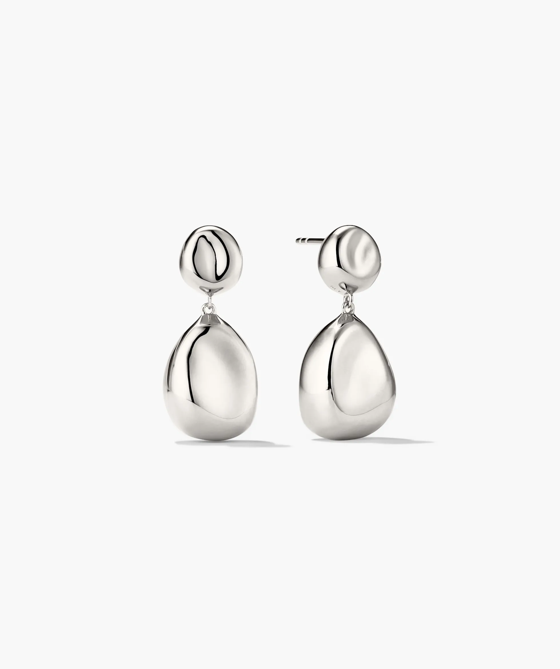 Organic Dôme Pebble Earrings