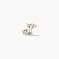 Piercing Studio - Diamond Trio Flat Back Studs