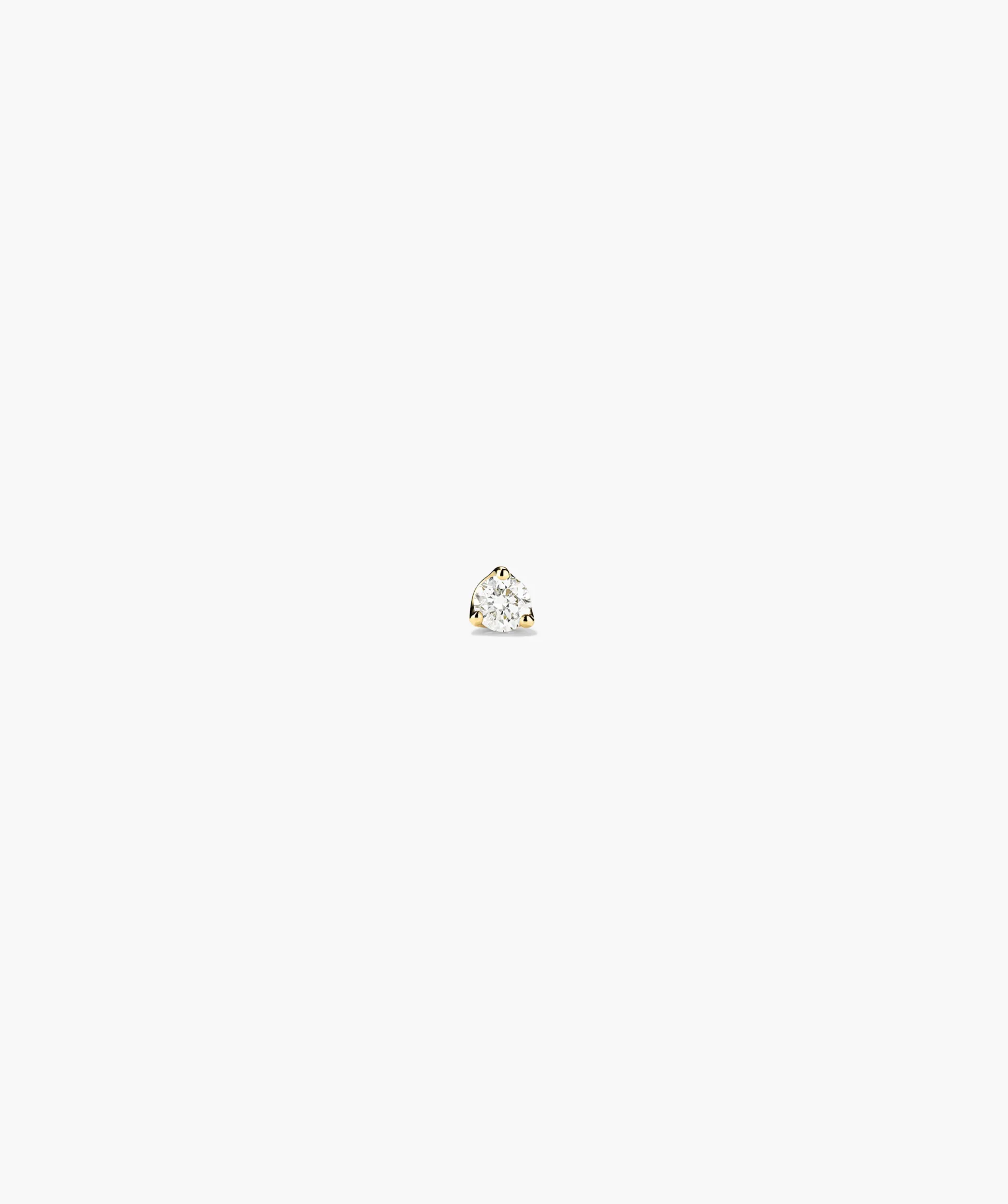 Piercing Studio - Single Diamond Mini Flat Back Stud