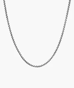 Round Box Chain Necklace