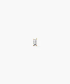 Single Mini Baguette Stud