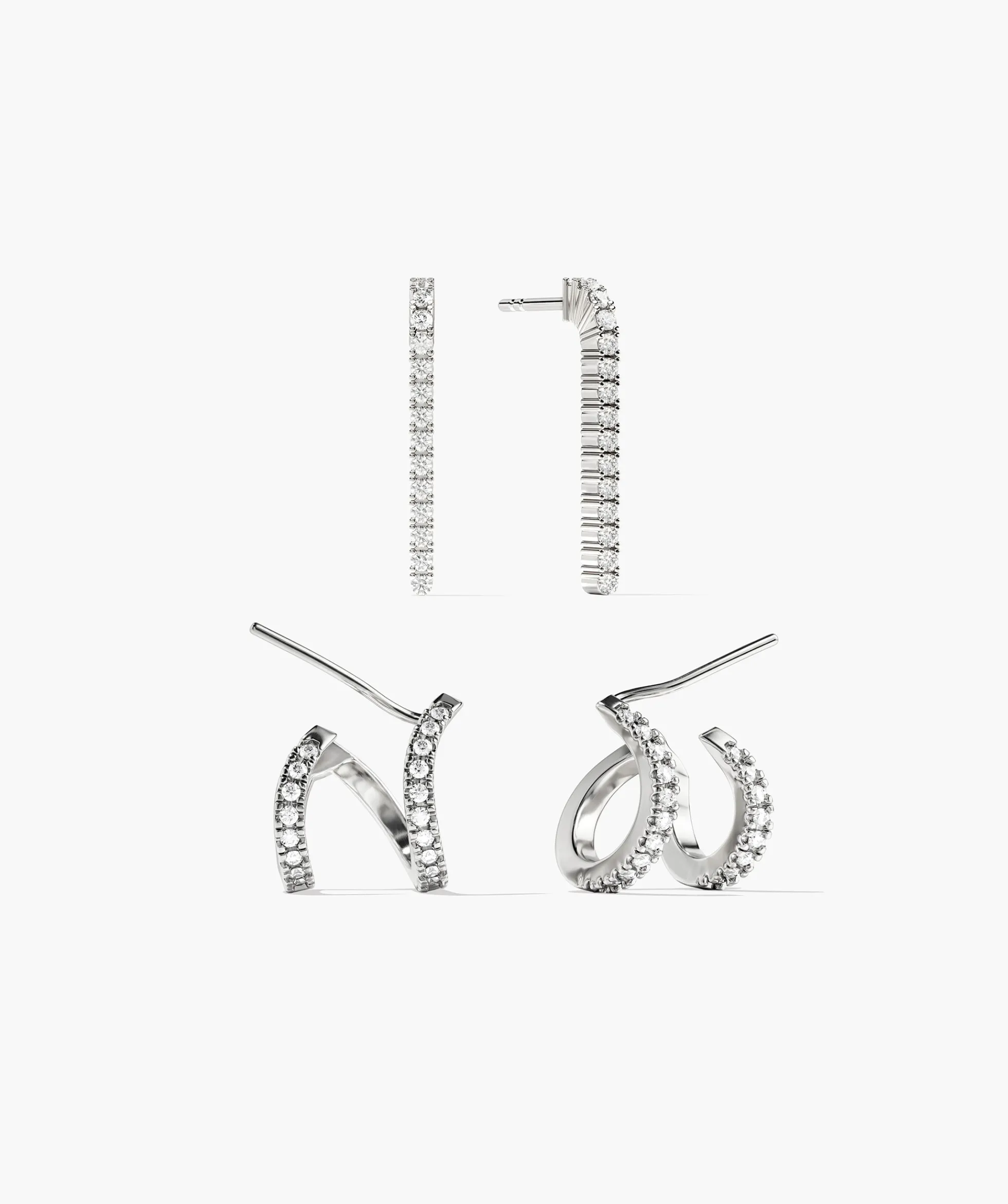 Tennis Earring Set